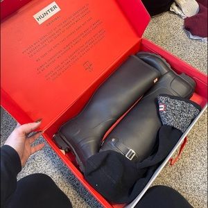 Hunter rain boots